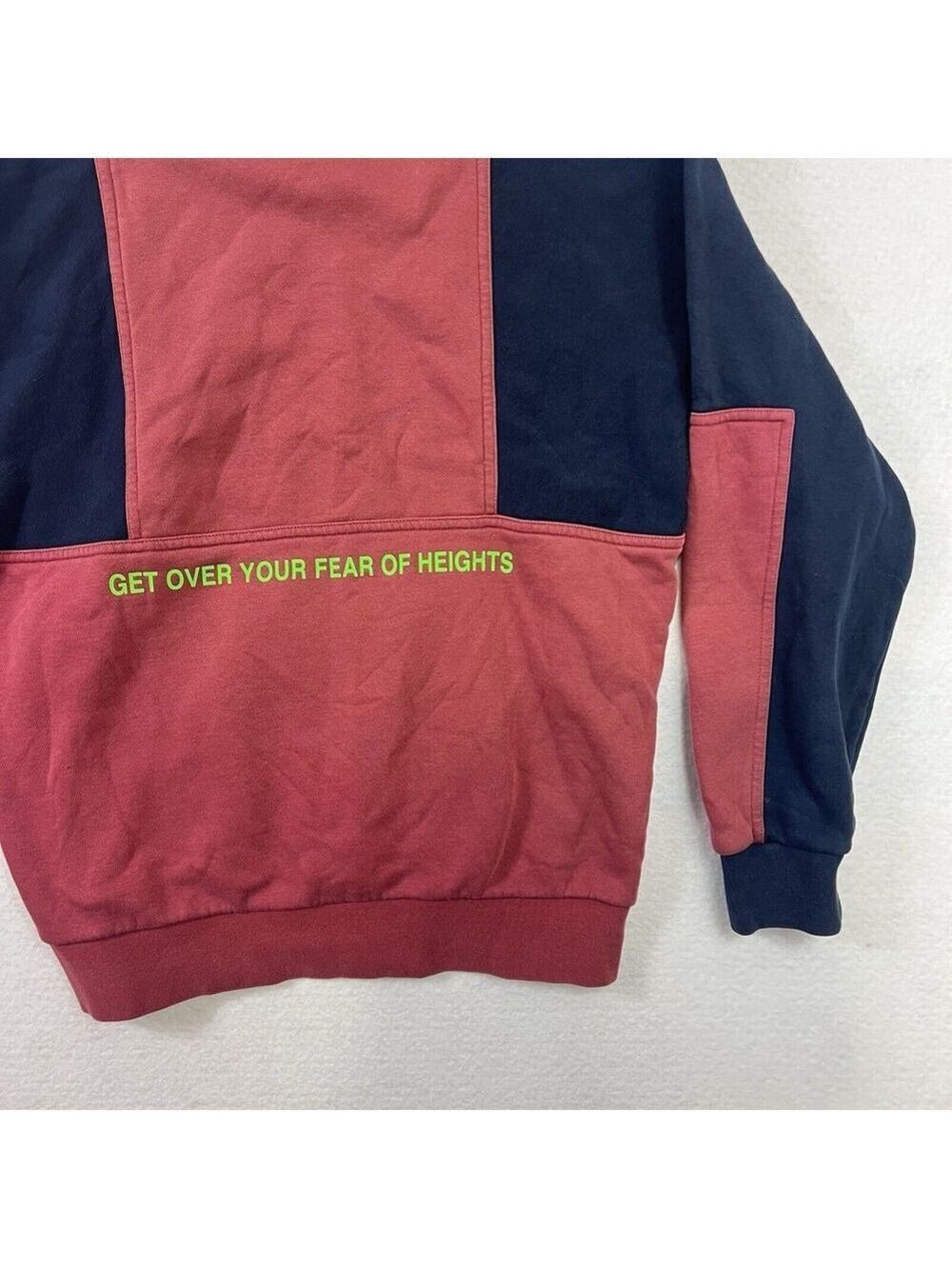Nike Air Hoodie Mens Medium Pullover Get Over Your Fear of Heights Logo - Picture 9 of 12